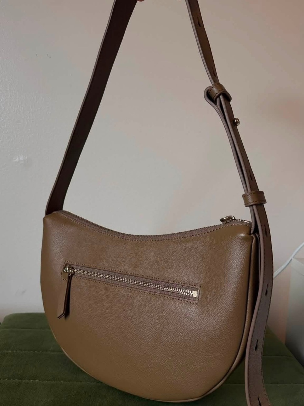 Mina Baie Leather Khloe in Teddy Color - Picture 2 of 11